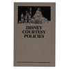 Image 1 : A 1989 Disney Courtesy Policies Cast Booklet.