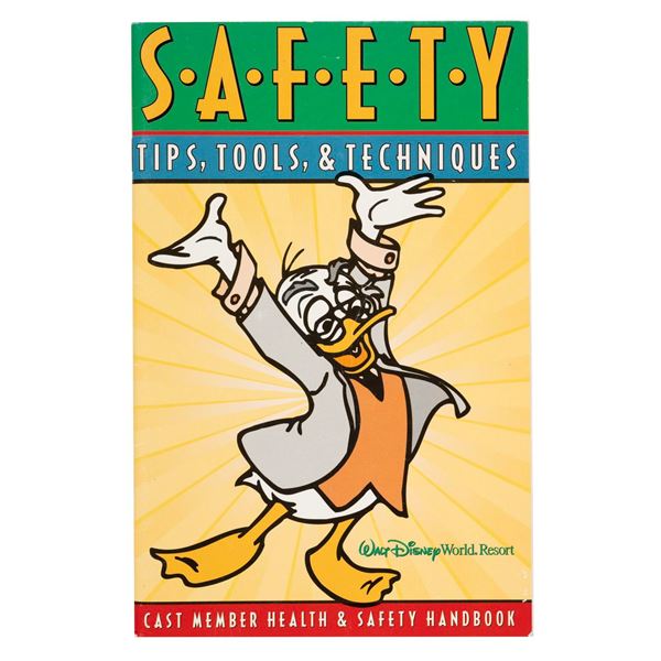 A Walt Disney World Cast Member Safety Handbook. - Van Eaton Galleries