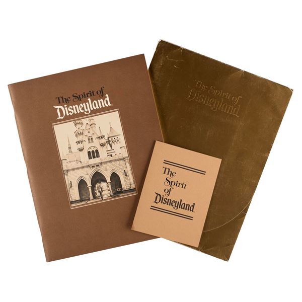 A 30th Anniversary Spirit of Disneyland Cast Booklet.