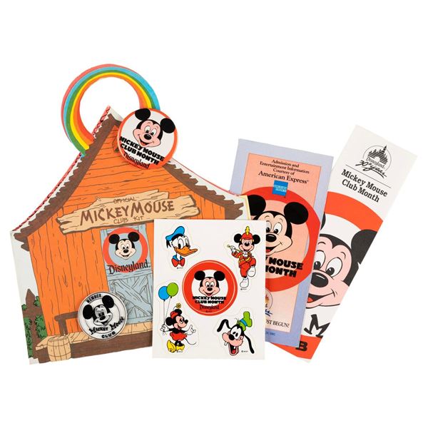 A Collection of Mickey Mouse Club Souvenirs.