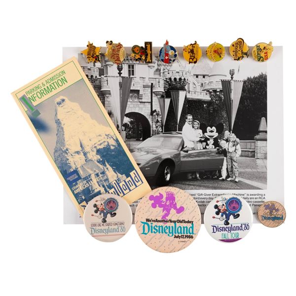 A Collection of Disneyland '86 Souvenirs.