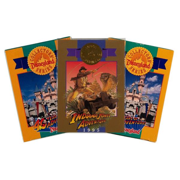 Two Sets of 40 Years of Adventure Collectors Cards.