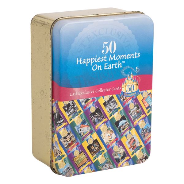50 Happiest Moments Cast Exclusive Collector Card Set.