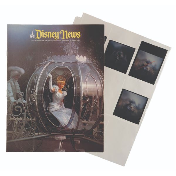 Summer 1980 Disney News Cover Transparencies.