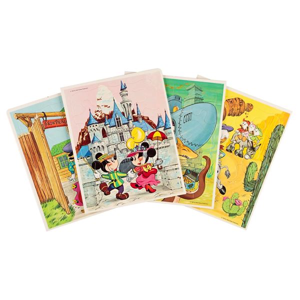 A Set of Disneyland Frame-Tray Puzzles.