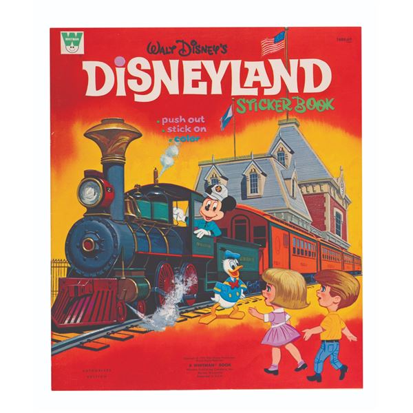 A 1970 Disneyland Sticker Book.