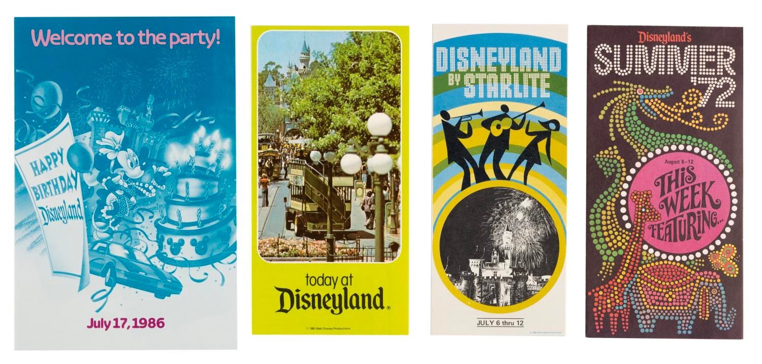 A Collection of Disneyland Brochures and Gate Flyers. - Van Eaton Galleries