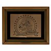 Image 1 : A Rare America on Parade Etched Brass Plaque.