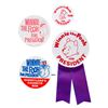Image 1 : A Collection of Pooh for President Campaign Buttons.