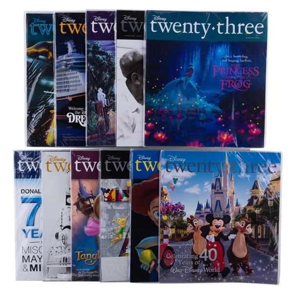 A Collection of D23 Magazine Issues. (#198)