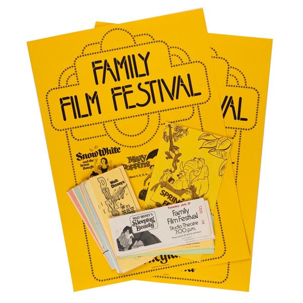 A Collection of Family Film Festival Items.