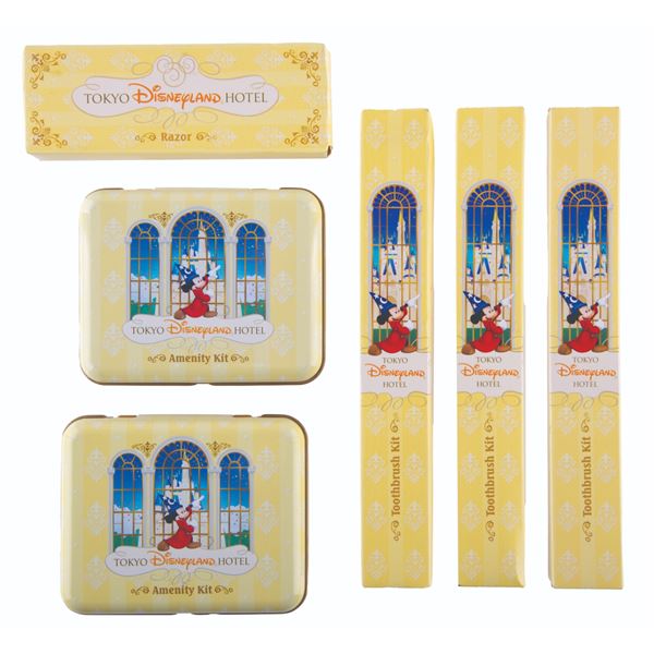 A Collection of Tokyo Disneyland Hotel Amenities.