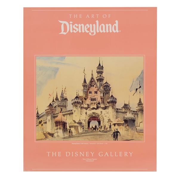 A Disney Gallery Sleeping Beauty Castle Poster.