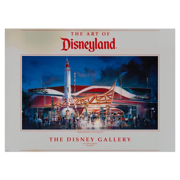 A Disney Gallery Tomorrowland View Poster.