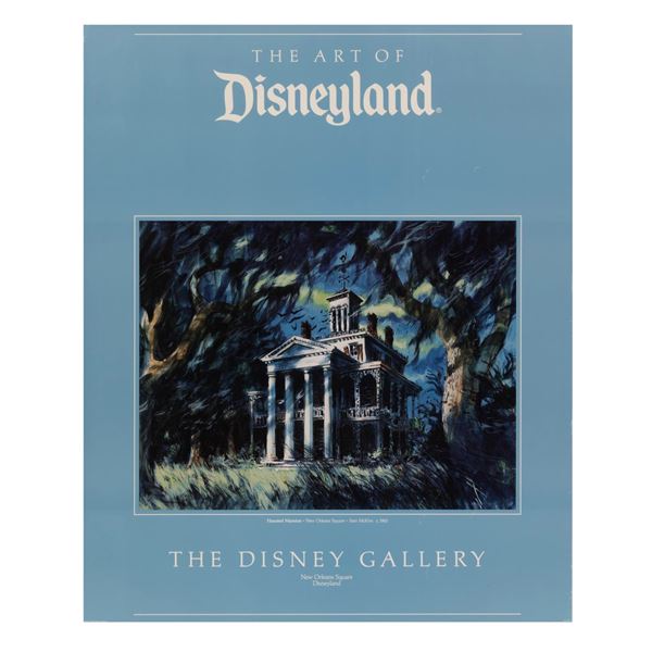 A Disney Gallery Haunted Mansion Poster.