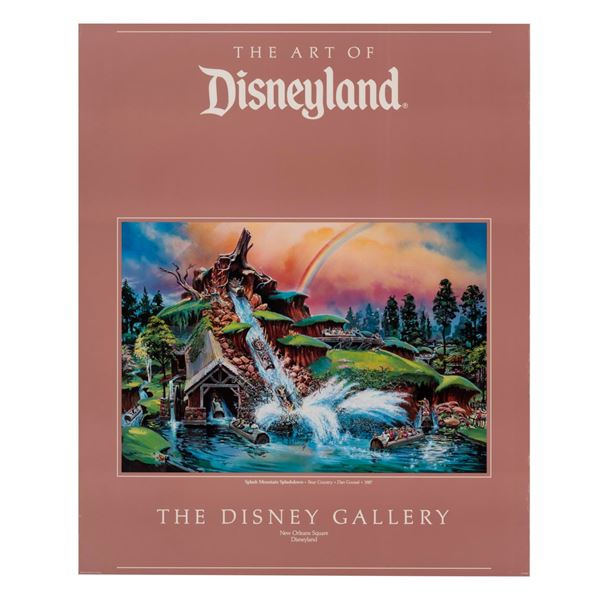 A Disney Gallery Splash Mountain Poster.