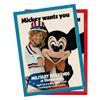 Image 1 : A Pair of "Mickey Wants You" Military Weekend Posters.