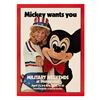 Image 2 : A Pair of "Mickey Wants You" Military Weekend Posters.