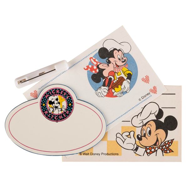 An Unused Mickey's Kitchen Name Badge. - Van Eaton Galleries
