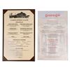 Image 3 : A Trio of Carnation Café Menus.