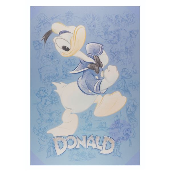 A Donald Duck Canvas Print.