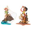 Image 1 : A Set of Pecos Bill and Slue Foot Sue Figurines.