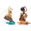Image 2 : A Set of Pecos Bill and Slue Foot Sue Figurines.