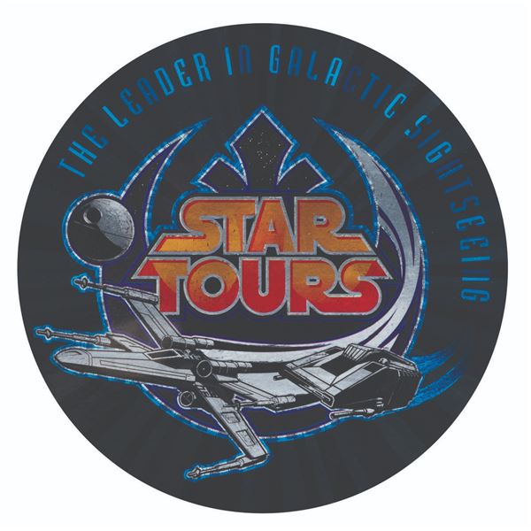 A Disneyland Star Tours Postcard.