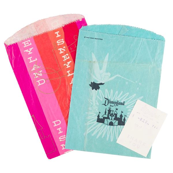 A Pair of Small Disneyland Shopping Bags.