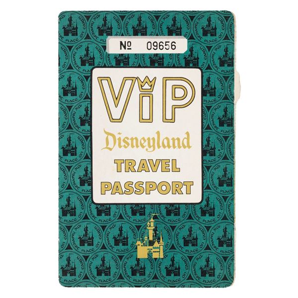 A VIP Disneyland Travel Passport.