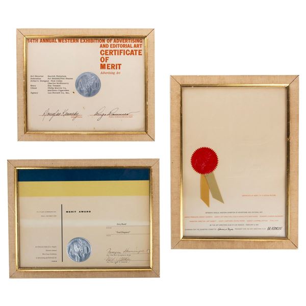 A Collection of Art Babbitt Awards.