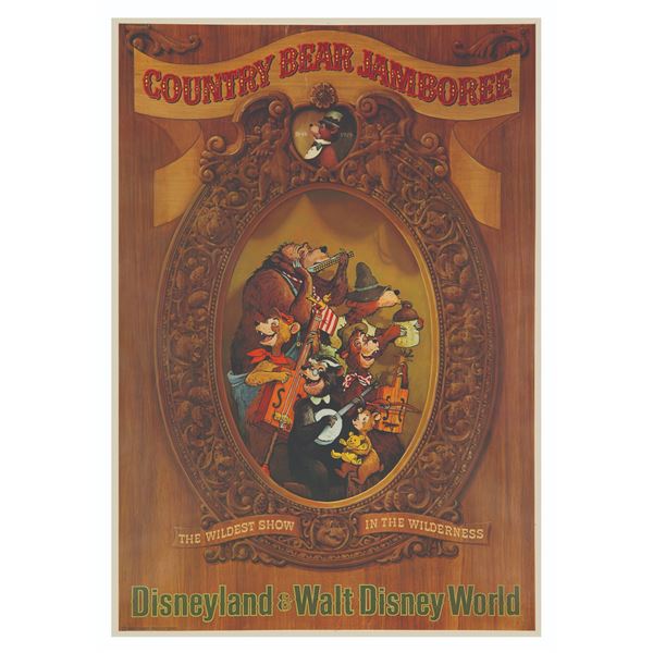 Country Bear Jamboree Attraction Poster.