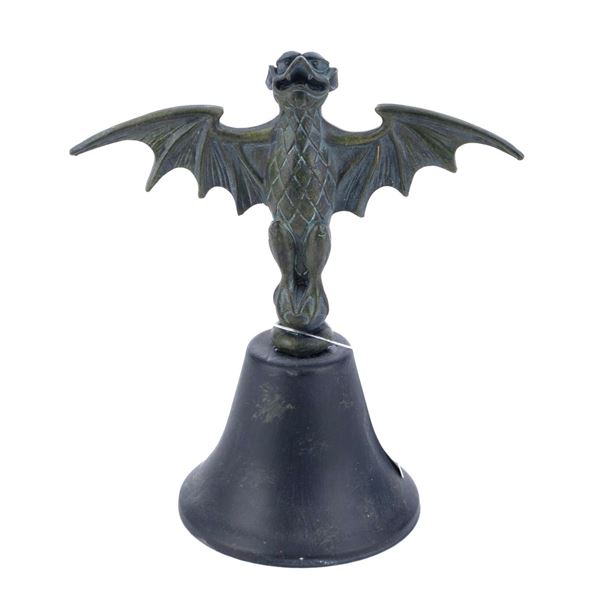 A Haunted Mansion Bat Stanchion Bell.