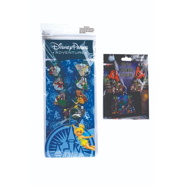 A Pair of Disney Parks Lanyard & Pin Sets.