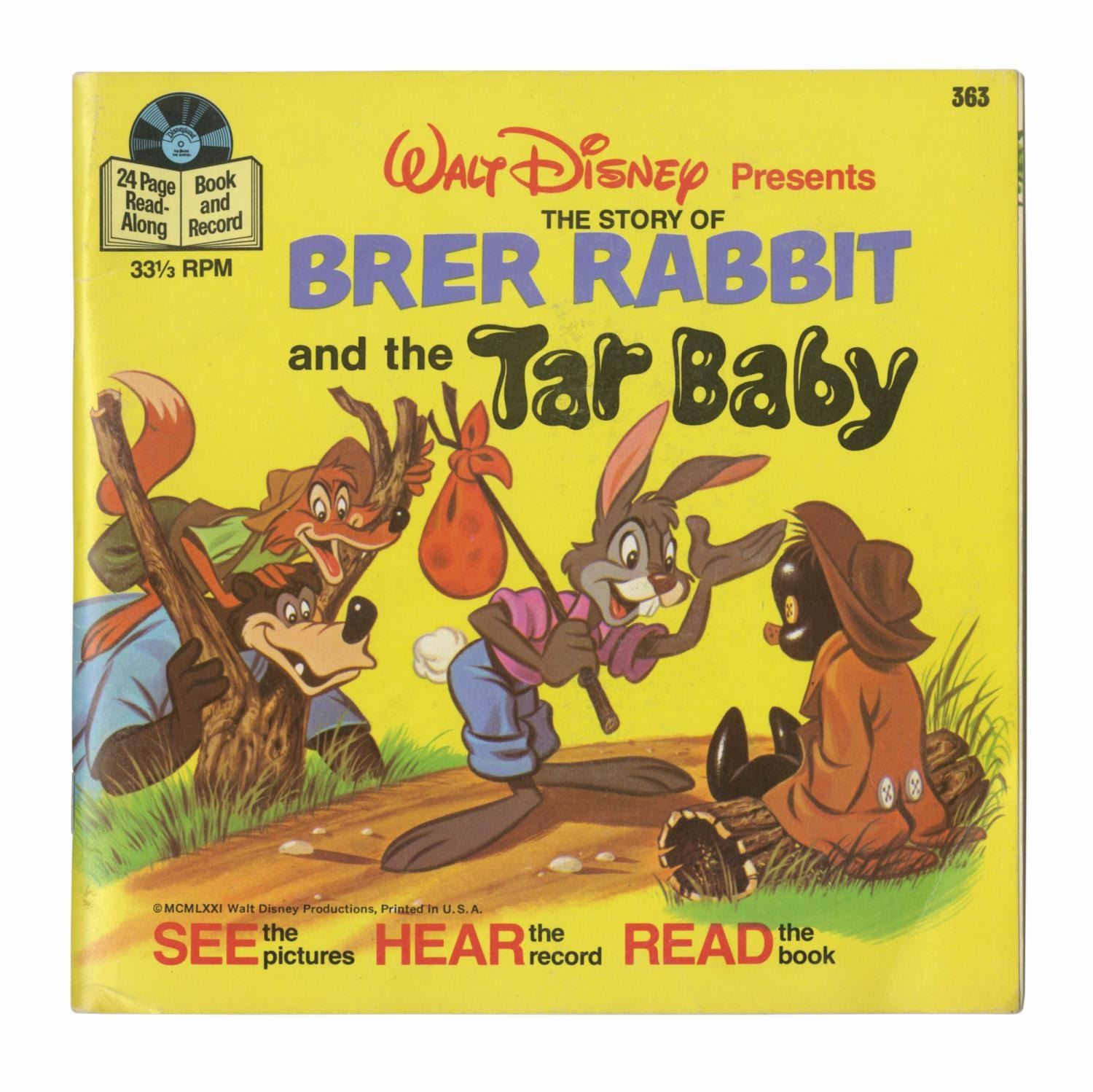 Brer Rabbit and the Tar Baby Record. - Van Eaton Galleries