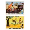 Image 4 : A Set of No. 102 Bicycle Safety Study Prints.