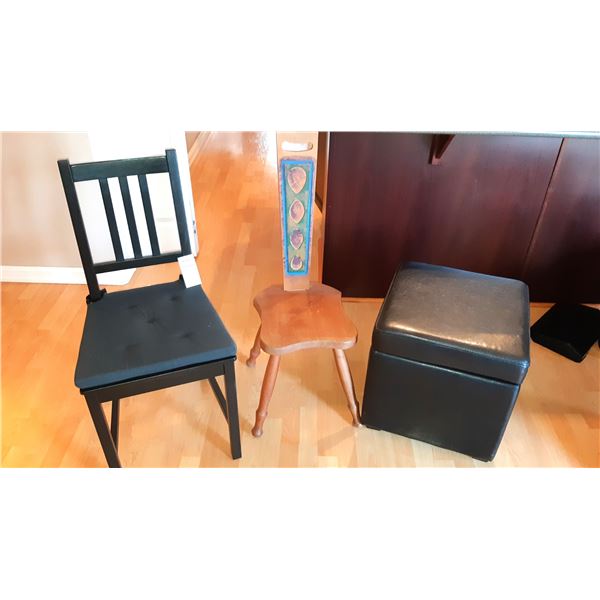 Chairs and Ottoman - Cat B