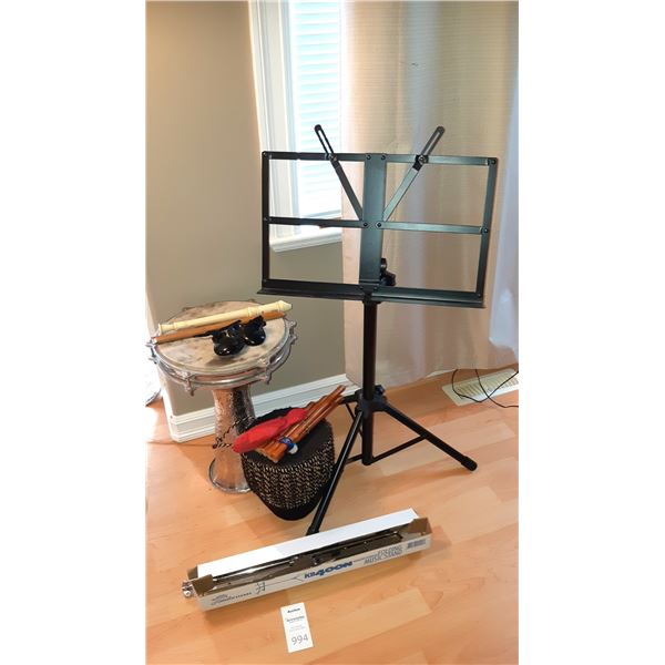 Music Stands and Drums - Cat A