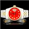 Image 2 : Diamond Rolex 36mm DateJust YG/SS Watch