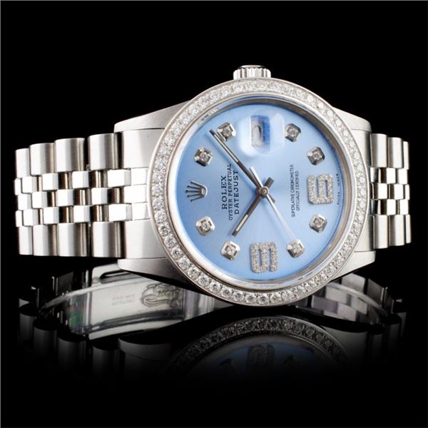 Diamond 36MM Rolex DateJust Watch