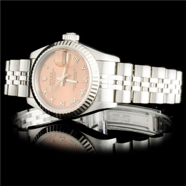 26mm Ladies Rolex SS DateJust Watch