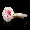 Image 1 : 18K Sapphire & Diamond Ring 1.18ct/0.76ctw