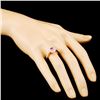 Image 3 : 18K Sapphire & Diamond Ring 1.18ct/0.76ctw