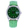 Image 2 : Green Lizard Diamond Rolex DateJust - 36MM Watch