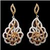 Image 2 : 1.71ctw Diamond Earrings in 14K Gold