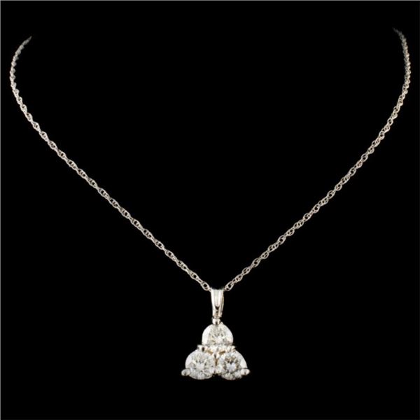 1.08ctw Diamond Pendant in 14K Gold