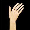 Image 4 : 18K gold ring with 1.20ctw diamonds