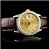 Image 3 : 36MM Rolex DateJust 1.35ct Diamond Watch YG/SS