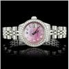 Image 2 : Diamond Ladies Rolex DateJust watch SS