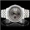 Image 2 : 36mm Diamond Rolex SS DateJust Watch